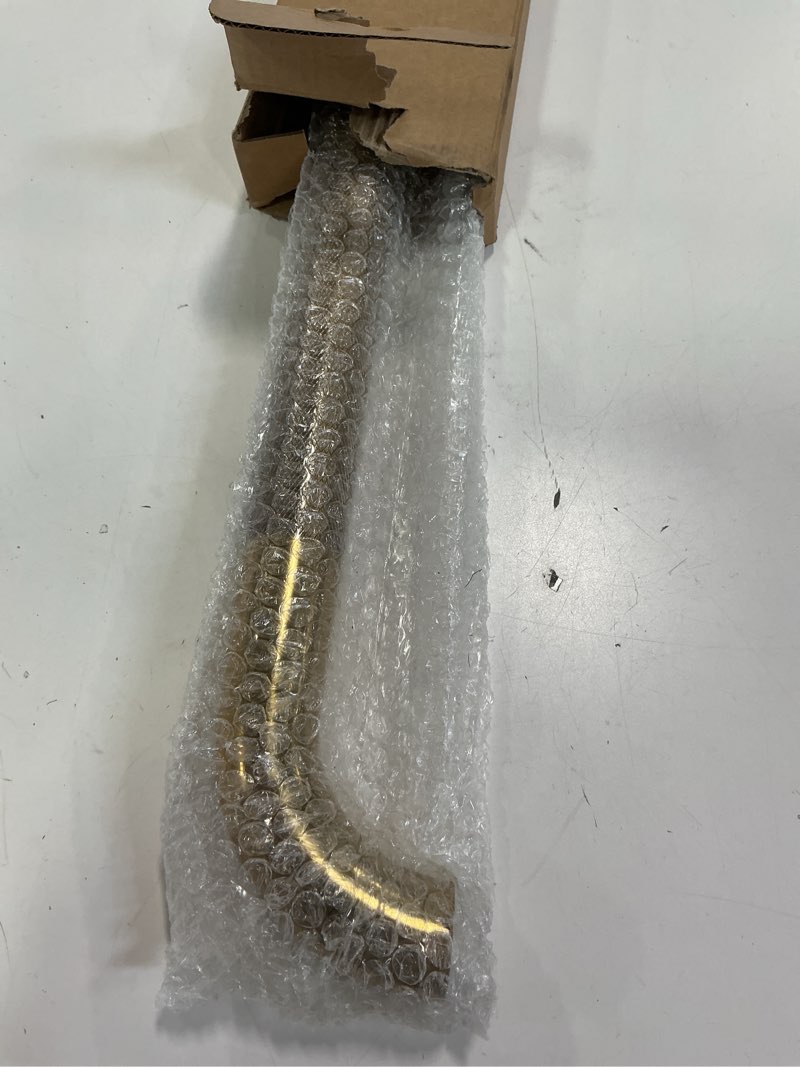 Condition photo showing Good Condition for IMPEU Textured Shower Grab Bar, 24-Inch Bathroom Support Rail, Stylish Bathtube Anti-Slip Safety Armrest Hand Rail, Polished Gold Finish, Good for Senior, Kids, Elderly 24 Inch Polished Brass