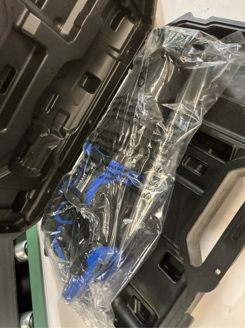 Condition photo showing As Is for kobalt xtr 24-volt variable brushless cordless reciprocating saw (battery and charger not included)