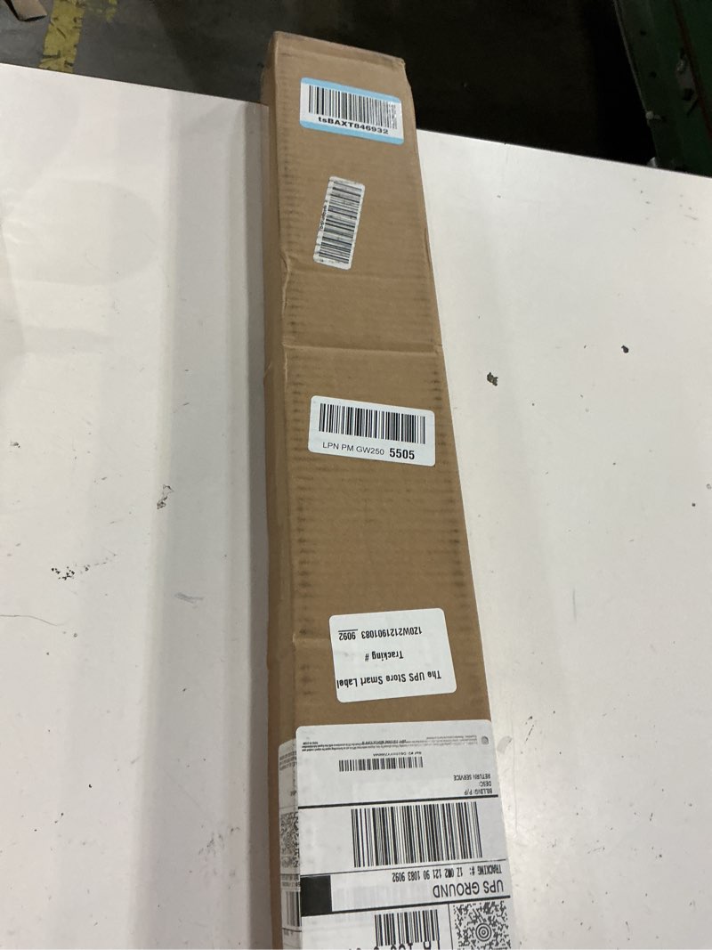 Condition photo showing New/Like New for lazblinds no tools no drill 1" vinyl mini blinds, cordless blinds for windows, light filtering horizontal window blinds & shades, 26 1/2" w x 64" h, cream cordless-cream 26 1/2" w x 64" h