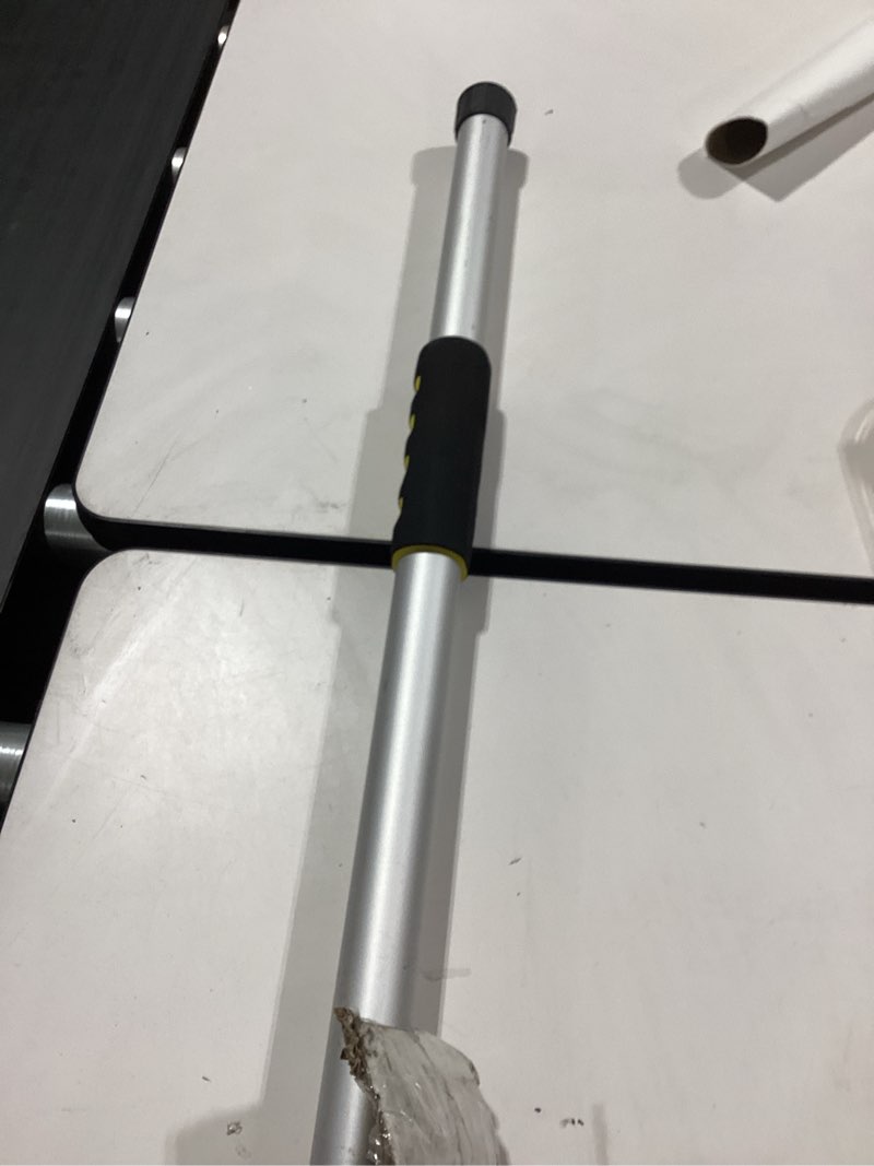 Condition photo showing Good Condition for buyplus 24ft reach telescoping gutter cleaning tools 4-16ft rain gutter cleaner tools from ground with 3/4" brass garden hose shut off valve, bendable flexible water wand for garden hose, window
