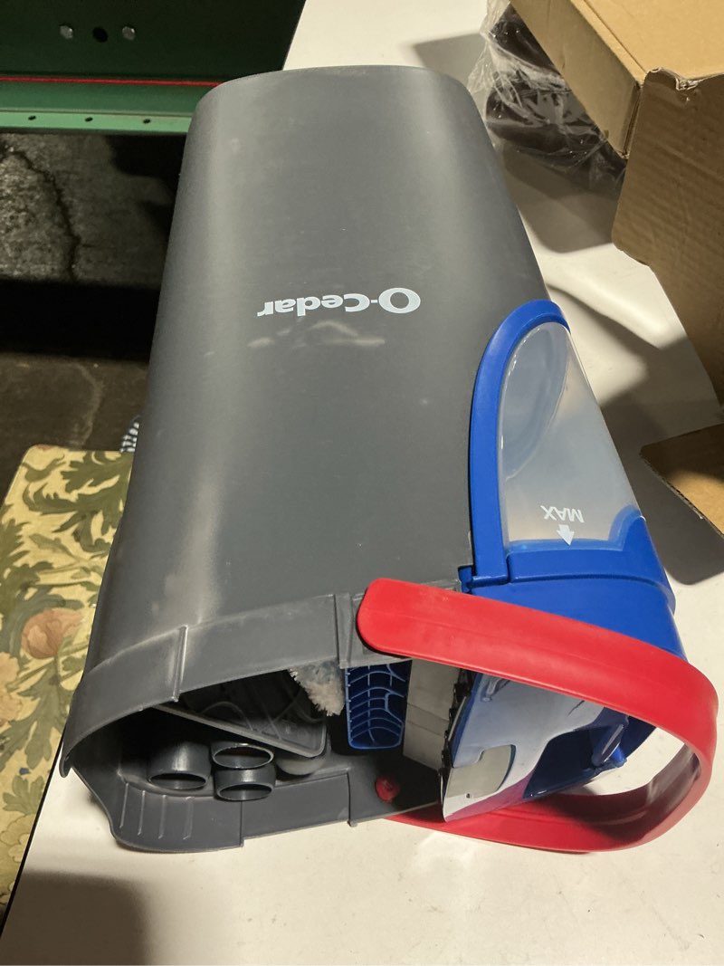 Condition photo showing As Is for O-Cedar MicroTwist MAX Microfiber Mop with 2 MicroTwist MAX Refills and Citrus Floor Cleaning PACS (Variety Pack) MT MAX Mop + 2 MAX Refills + Citrus PACS