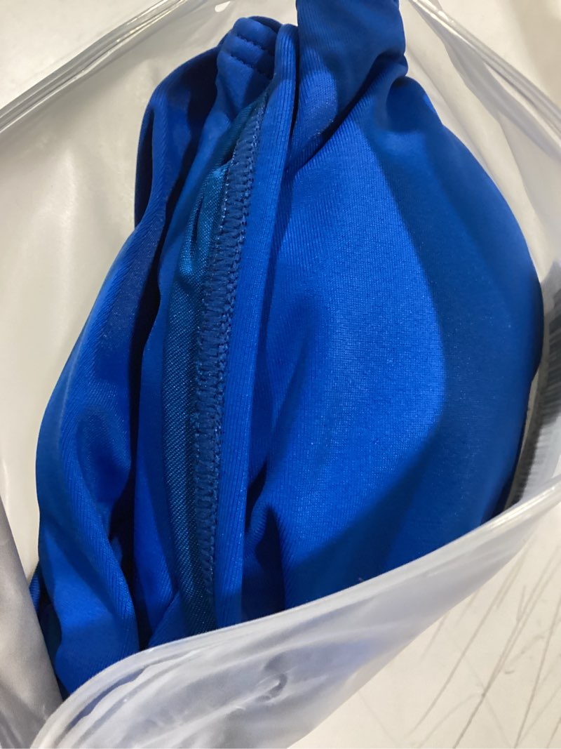 Condition photo showing New/Like New for B2prity Women's One Piece Swimsuits Tummy Control Front Cross Bathing Suits Tie Back Slimming V Neck Swimwear X-Large Peacock Blue