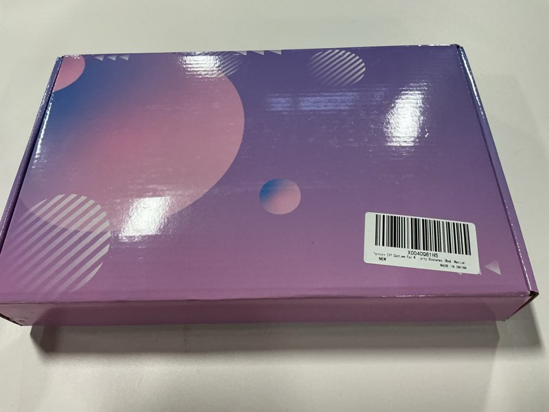 Condition photo showing New/Like New for Christmas Costume For Women,4 Pcs Cute Jovi the Dress Womens adult Holiday Xmas Fancy Outfit for Party Medium Red