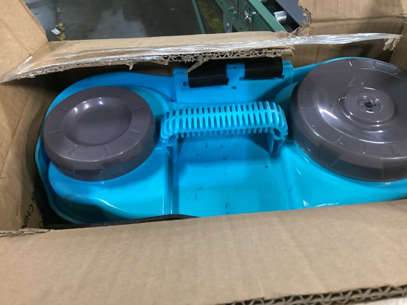 Condition photo showing As Is for Seeutek Backpack Sprayer Battery Powered 4.2 Gallon, 0-100 PSI Electric Back Pack Sprayer with Mix Function, Weed Yard Sprayer with Telescopic Wand, 6 Nozzles, 21V 2.6Ah Battery & Charger Included