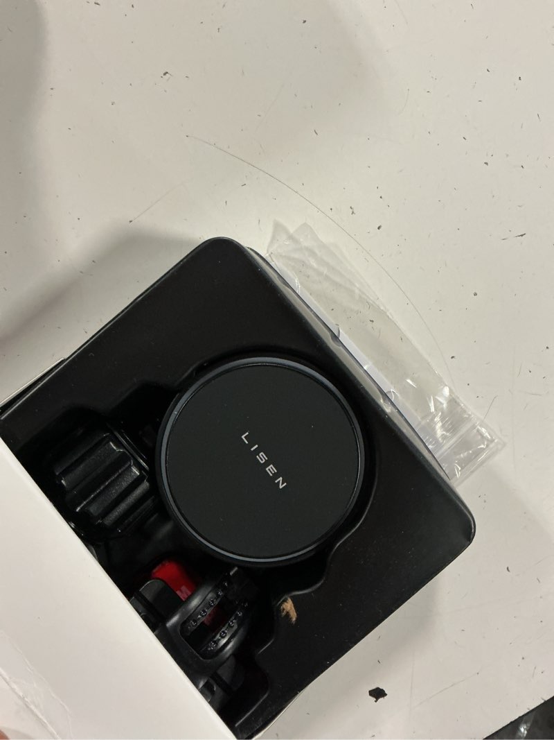Condition photo showing Good Condition for lisen magsafe car mount charger, 15w fast charging magnetic wireless car charger [mini & fast charging], magnetic car phone holder dashboard gifts for iphone 17 pro max air 16 15 14,samsung grey