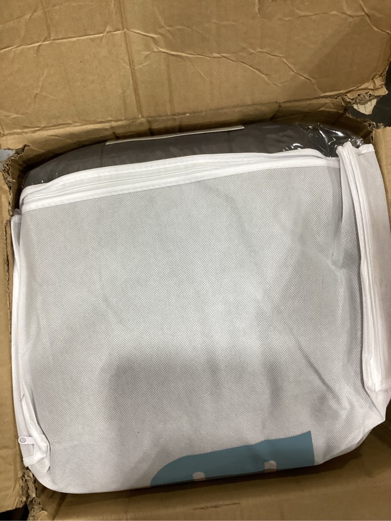 Condition photo showing item condition for HomeSmart 50lbs Weighted Blanket Queen Size – Heavy Pressure, Ultra Soft Hypoallergenic Fabric – The Heaviest Weighted Blanket, 92x88, Grey Queen | 50lbs Dark Grey