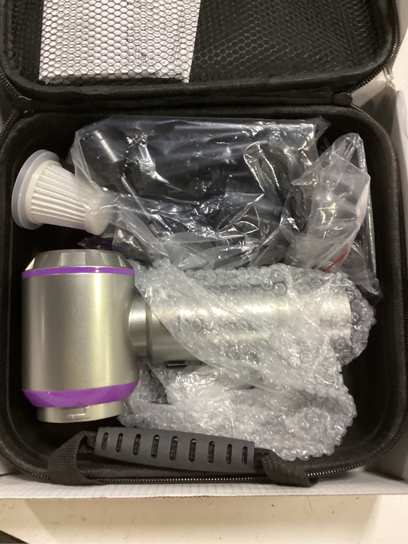 Condition photo showing Good Condition for vacuum/air duster 80,000rpm super power mini car vacuum cleaner 4-in-1 air blower gun air duster & air blower & pump hand electric air duster handheld dust blower blower cordless (purple)