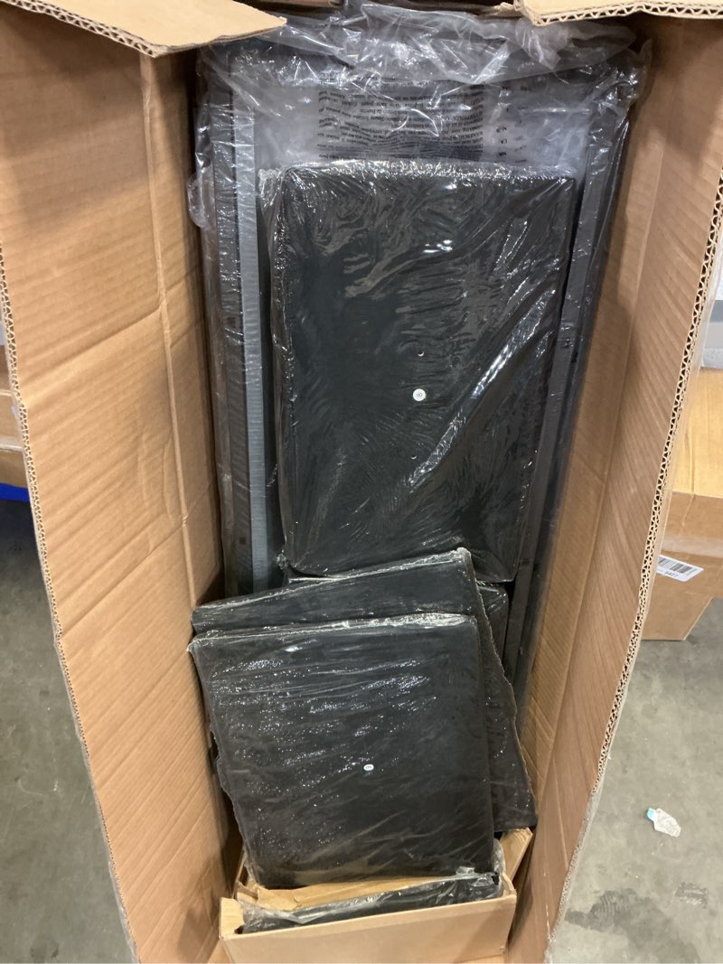 Condition photo showing Good Condition for wlive tall fabric dresser with 8 drawers, storage tower with fabric bins, double dressers, chest of drawers for closet, bedroom, living room, hallway, dorm, black and rustic brown black and rustic brown general
