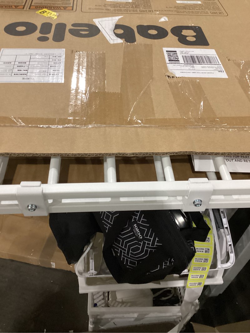 Condition photo showing New/Like New for Babelio Baby Gate for Stairs, Kitchen & Doorways, 26-43" W 28" H No Bottom Bar| Easy Installation| One-Handed Operation| Auto-Close| Hardware Mount (Drill Needed) Safety Dog/Pet Gate Indoor (White) White - B17 28" H, 26-43" W-Standard