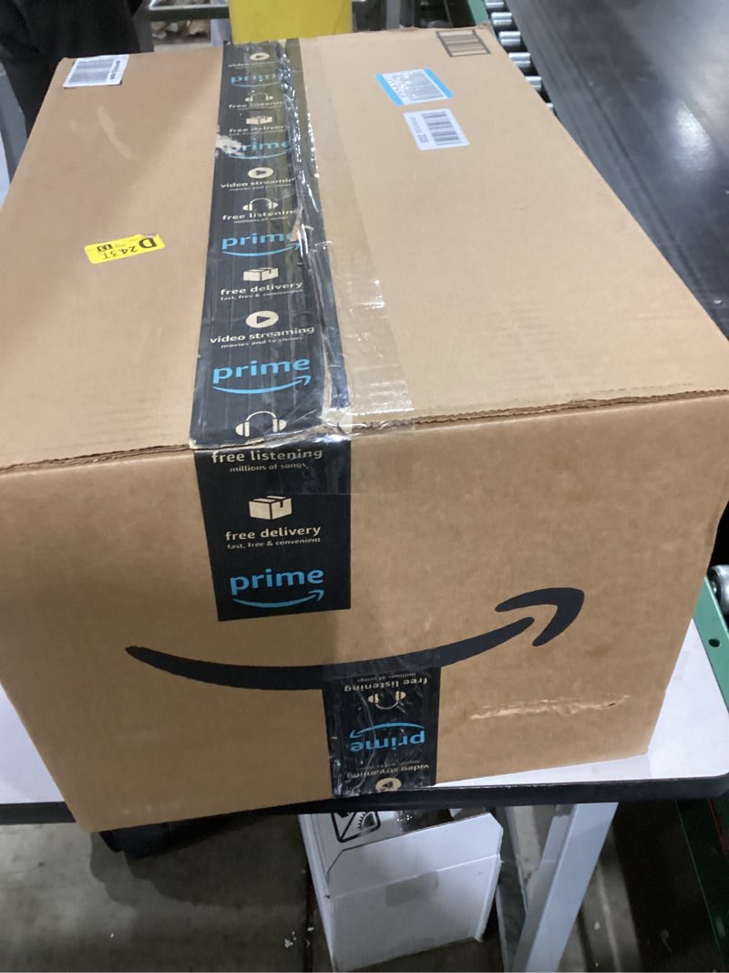 Condition photo showing Good Condition for Rubbermaid Premier Series II Step-On Trash Can for Home and Kitchen, with Lid Lock and Slow Close, 12.4 Gallon, Charcoal, for Home/Kitchen/Garage/Apartment/Office 12.4G - Classic Plastic