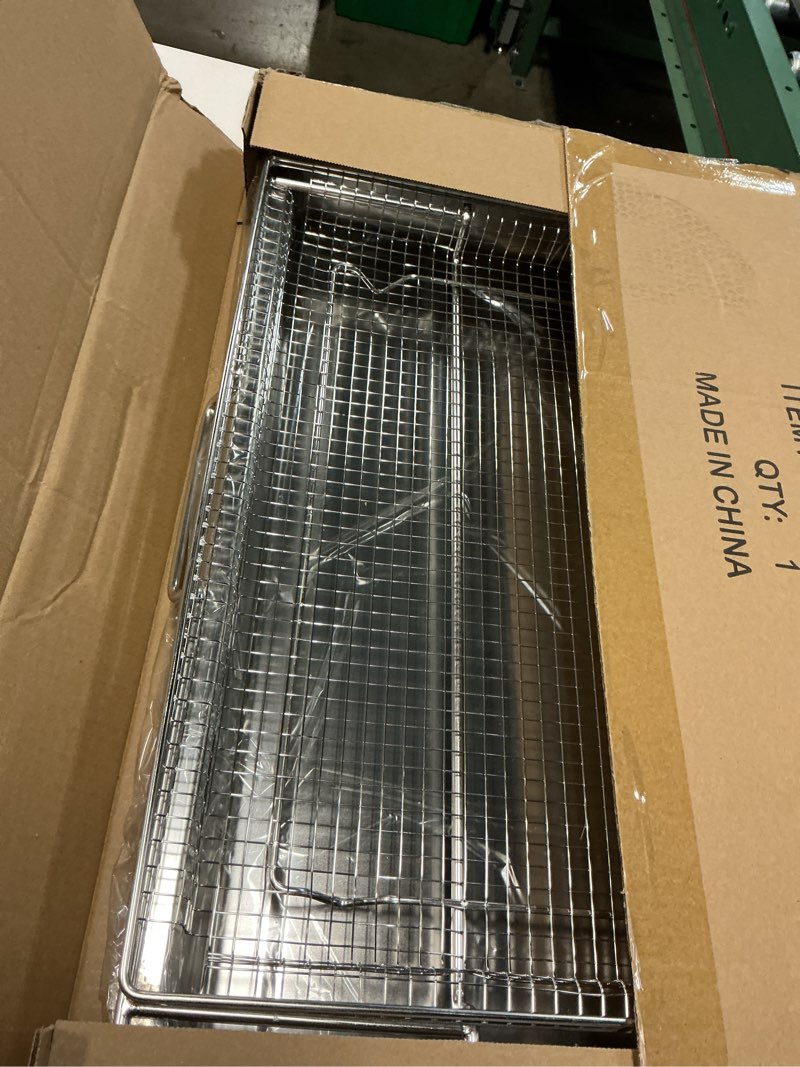 Condition photo showing Good Condition for frigpereaft air fryer tray replacement for frigidaire 30'' ready cook oven 304 stainless steel 25x16.25 in air fry rack frigidaire electric wall oven range parts air fryer basket set (not 24'' width)