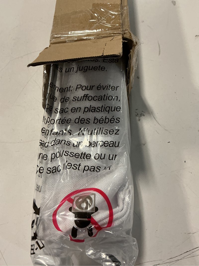 Condition photo showing Good Condition for no Drill Cordless Roman Shades for Windows, 31" W × 64" H - Light Filtering - Linen - White Light Filtering - Linen - White 31" W × 64" H