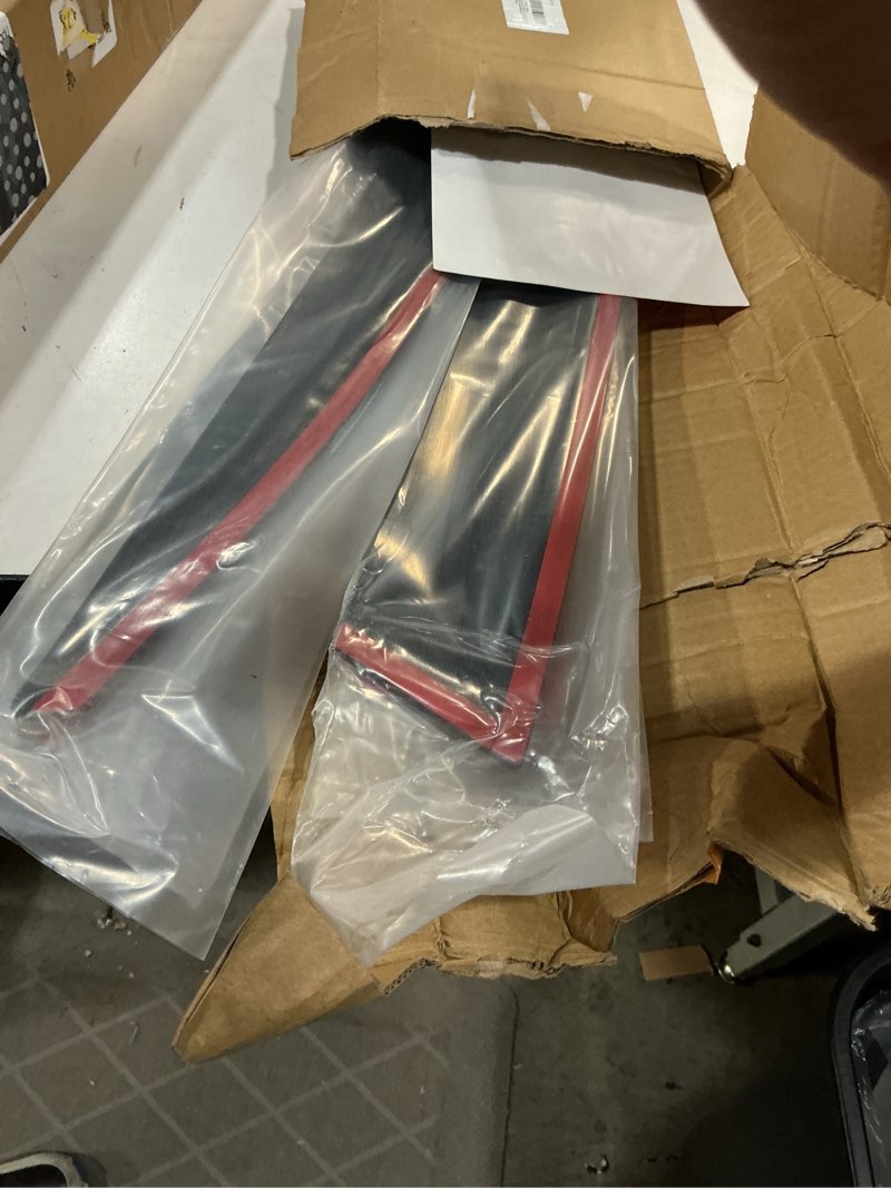 Condition photo showing Good Condition for side window visors wind deflectors sun rain guards compatible with 2019-2025 bmw 3-series sedan 330i 330e m340i, tape-on black