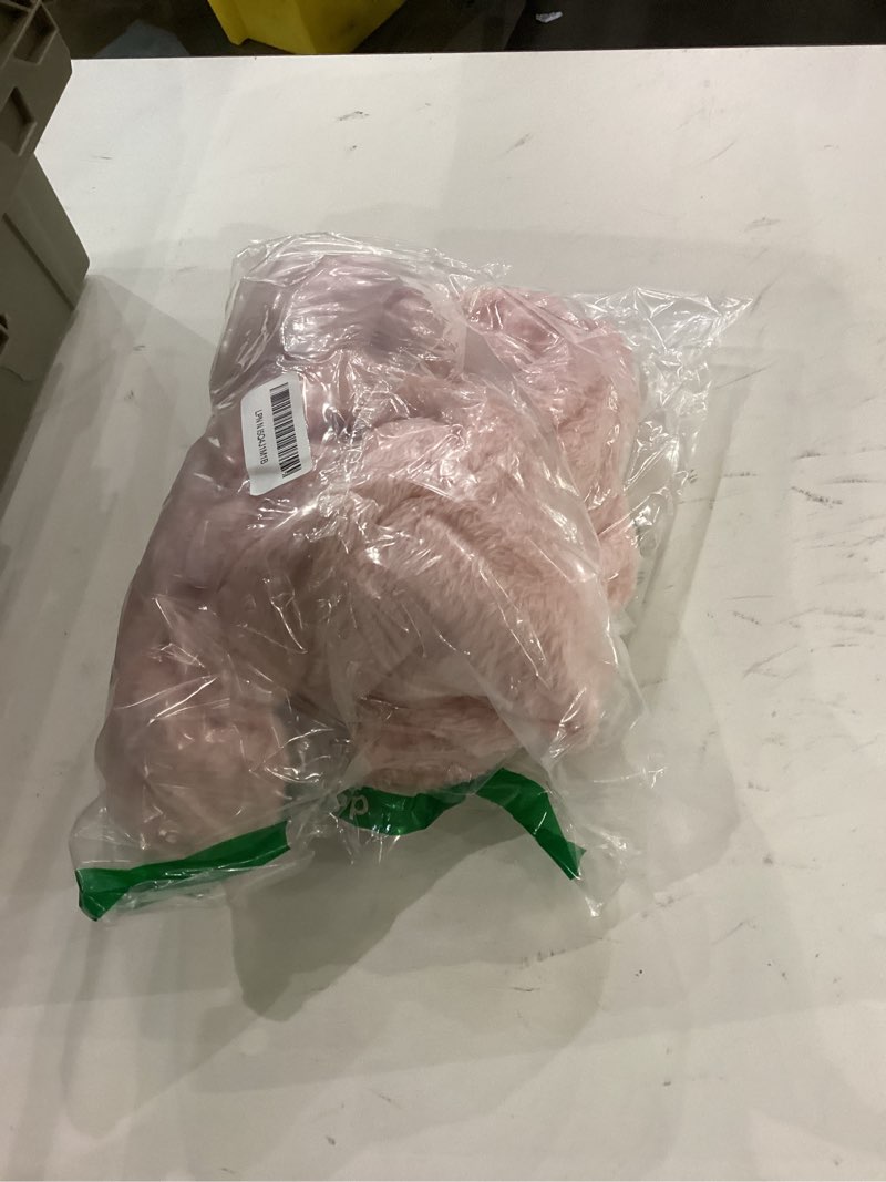 Condition photo showing New/Like New for Fuzzy Dog Sweaters for Large Dogs Dog Hoodie Soft Double-Sided Plush Fleece Pet Sweater Clothes Coats Pet Hoodie Sherpa Hooded Sweatshirt(Pink-XL) X-Large Pink