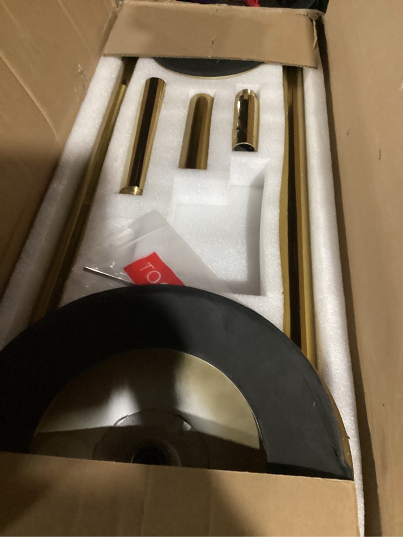 Condition photo showing Good Condition for Yaheetech Professional Stripper Pole Spinning Static Dancing Pole Portable Removable 45mm Dance Pole Kit for Exercise Club Party Pub Home w/Tools - Gold