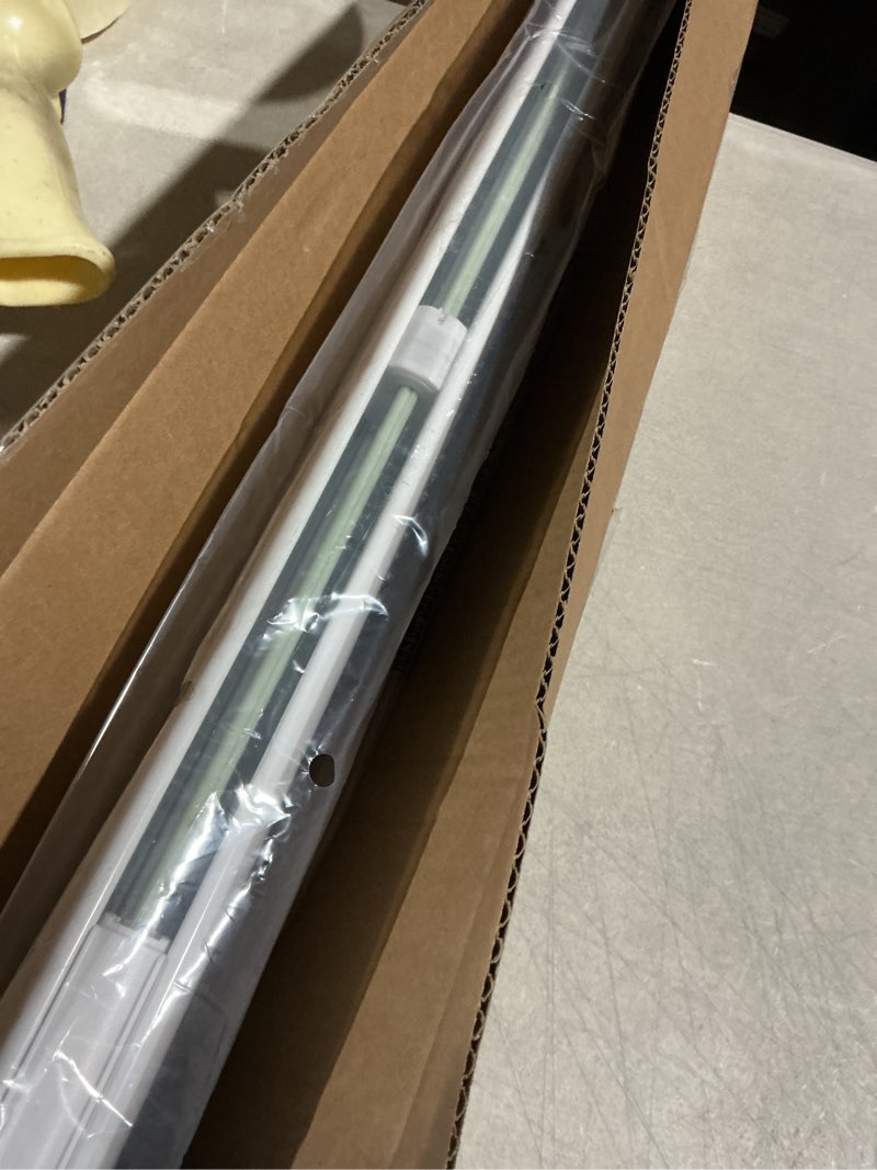 Condition photo showing As Is for lazblinds no tools no drill cordless cellular shades, light filtering honeycomb shades for home, thermal insulation blinds for windows, 30" w x 64" h, white light filtering-white 30" w x 64" h