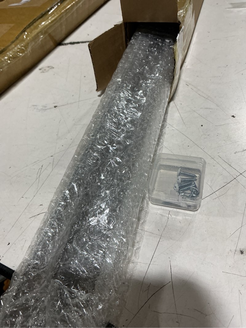 Condition photo showing Good Condition for pushglossy 1 pcs 36" aluminum adjustable u shaped door sweep bottom seal weatherstrip with drip cap for 1-3/8" & 1-3/4" thick exterior doors for gaps 1/2" to 1-1/4", white