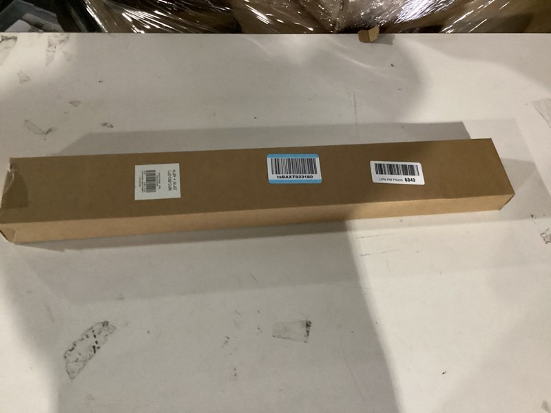 Condition photo showing New/Like New for lazblinds cordless cellular shades, no tools no drill blackout honeycomb shades pleated blinds for windows, 25'' w x 48'' h, silver white blackout-silver white 25'' w x 48'' h