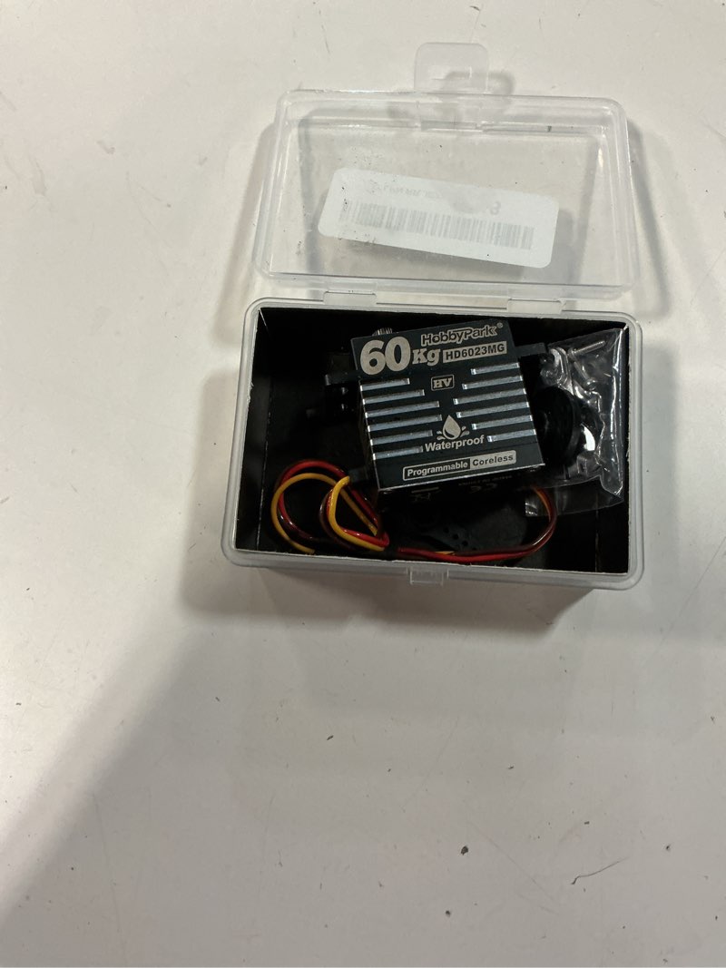 Condition photo showing Good Condition for hobbypark waterproof 828oz-in 60kg high torque servo coreless motor 8.4v hv servo metal gears digital servo programmable for 1/8 1/10 1/12 rc crawler rc truck rc cars buggy robotic control angle 180°