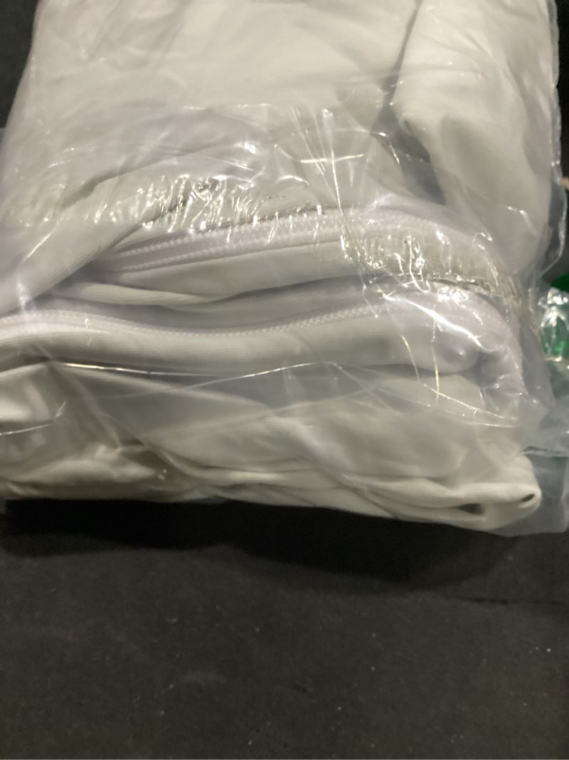 Condition photo showing Good Condition for hombys cooling bed wedge pillow cover q-max 0.4 cool pillowcases super soft & skin-friendly with zipper design, removable & machine washable pillowcase, (light grey, 25"x25"x8") light grey 25"x25"x8"