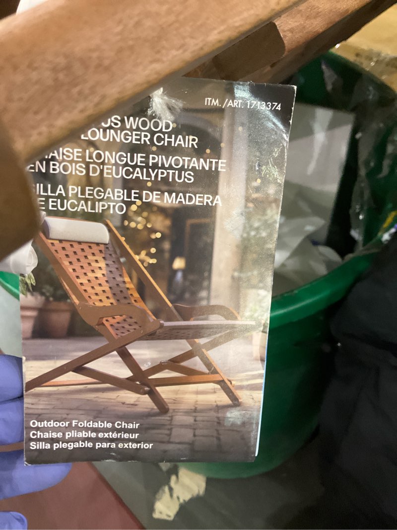 Outdoor foldable chair