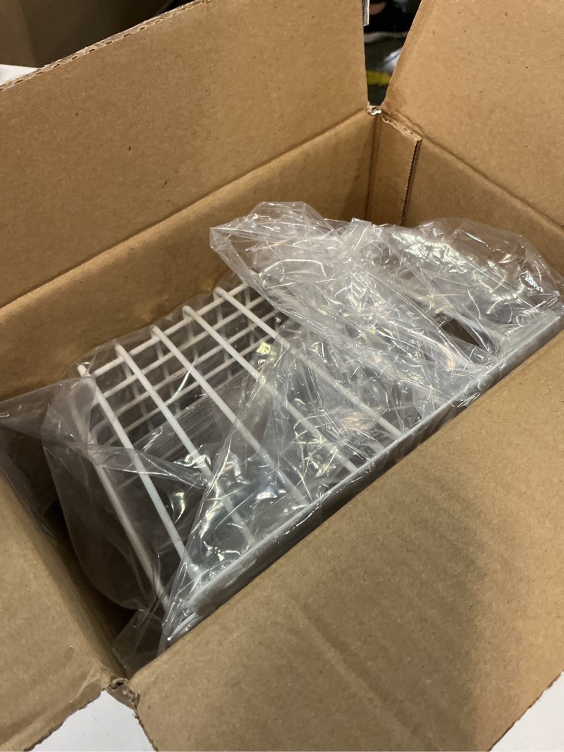 Condition photo showing Good Condition for universal outside bird guard - stainless steel construction vent cover, fits 3 inch to 4 inch vent hoods, prevents birds, rodents and debris from entering dryer or bathroom exhaust fan, white