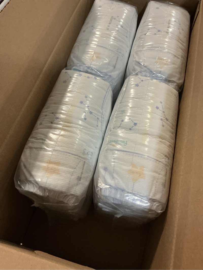 Condition photo showing New/Like New for pampers zzz overnight diapers, size 5 (27+ lbs), 88 count, nighttime protection disposable baby diaper, night time leak and skin protection size 5 88