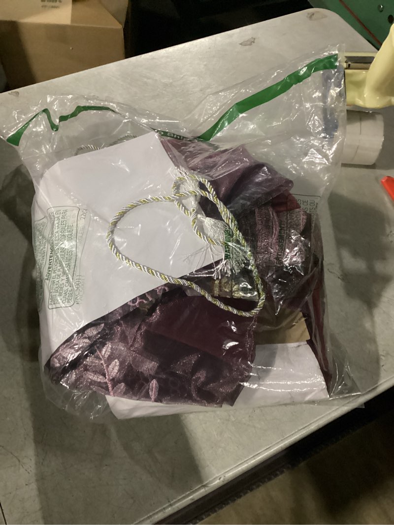 Condition photo showing Good Condition for Amidoudou 1 Pair European Double Layer Curtains for Living Room Bedroom Luxury Flower Embroidered Cu