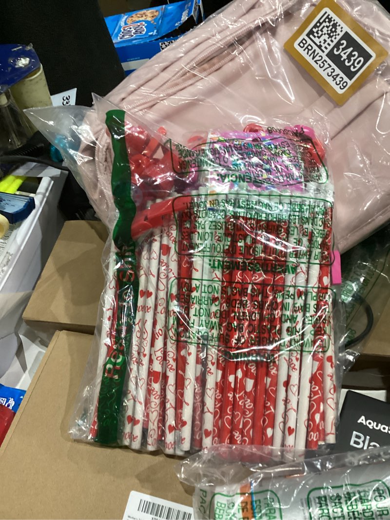 Condition photo showing New/Like New for JOYIN 28 Packs/225pcs Valentines Day Stationery Kids Gift Set for School Classmates Exchange, Party Favor, Includes Pencils, Erasers, Stamper, Stickers