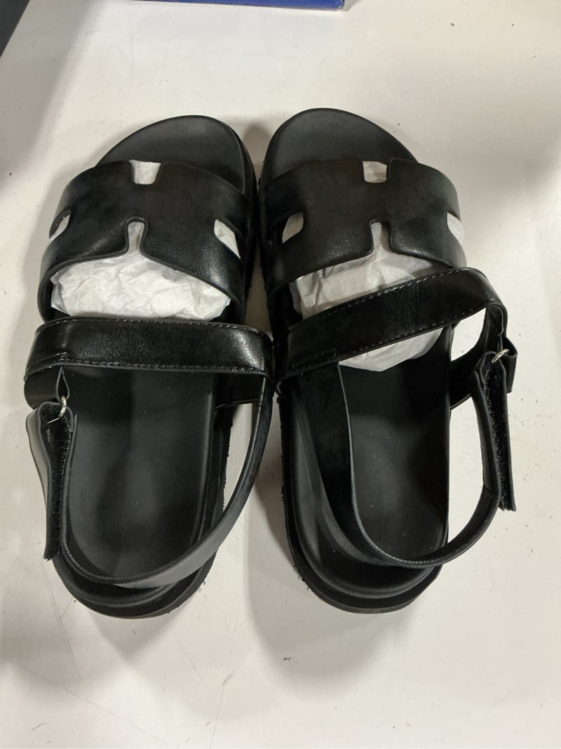 Condition photo showing New/Like New for opirrtoy womens flats sandals size 7.5 black 