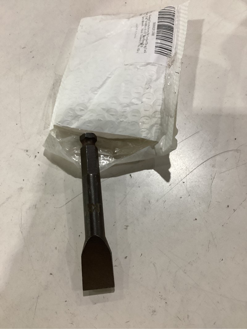 Condition photo showing New/Like New for slotted screwdriver bit socket/drag link socket, 3/4" width x 0.115" thickness tip, 7/16“ hex shank?heat-treated cr-mo alloy steel