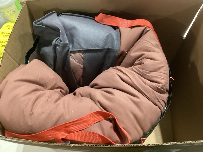 Condition photo showing As Is for CLOTHKNOW Brick Red King Comforter Set 3Pcs Brownish Bedding Comforter Sets Rust Red Comforter King Soft Blackish King Size Comforter Set King Brick Red