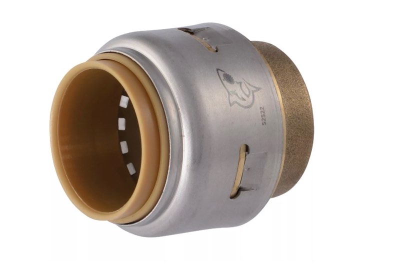SharkBite 3/4 In. Push-to-Connect Brass End Push Cap