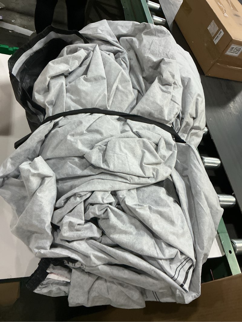 Condition photo showing As Is for Car Cover Custom  2008-2026,6 Layers Cover Waterproof All Weather for Automobiles,Outdoor Full Exterior Cover,Rain, Sun, Wind Protection,Black similar 