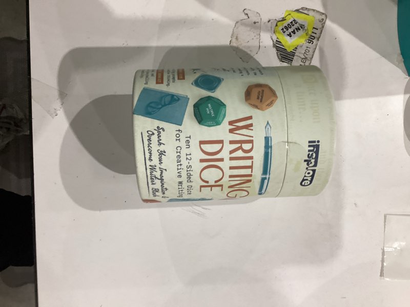 Insplore 12-Sided Writing Dice – Giftable Creative Writing Tool for Beating Writer's Block - 120 Ins