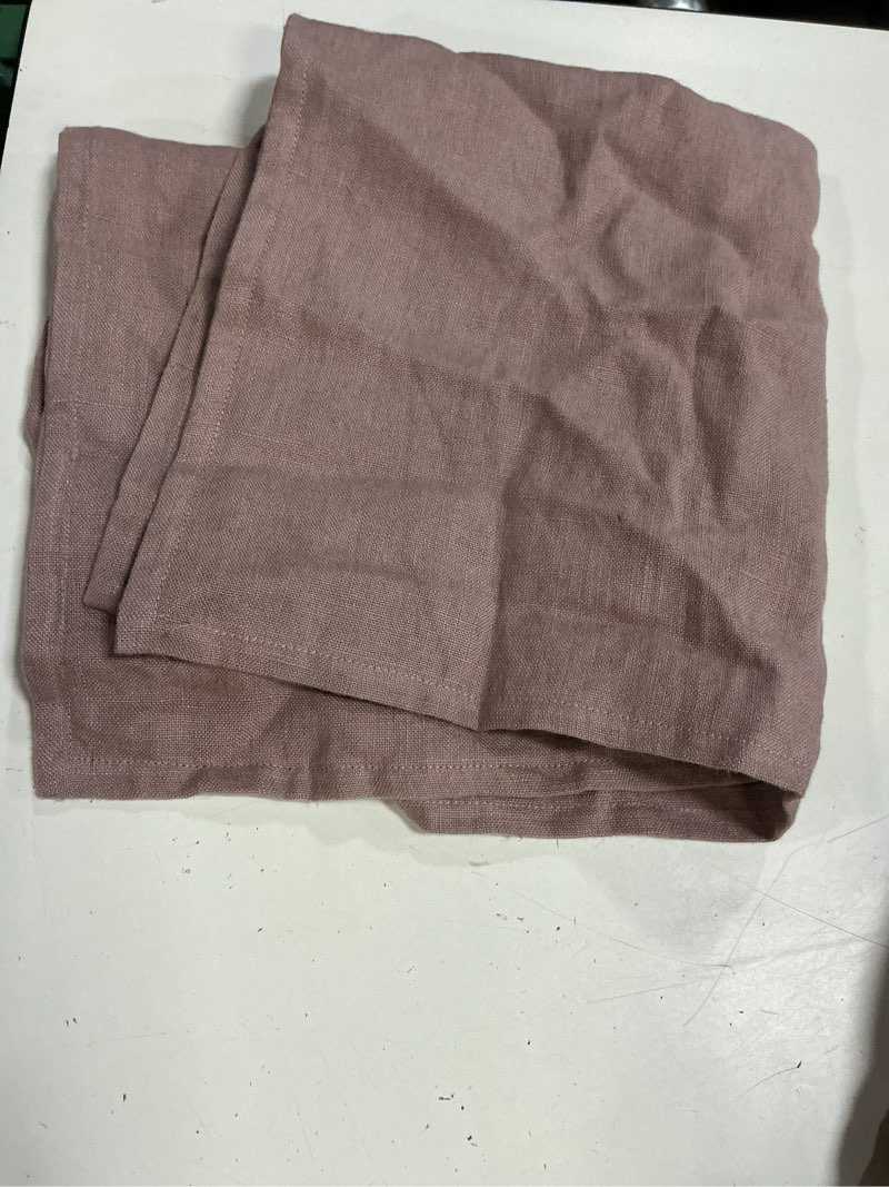 Condition photo showing As Is for quince european linen flange edge pillow cover 22x22inch