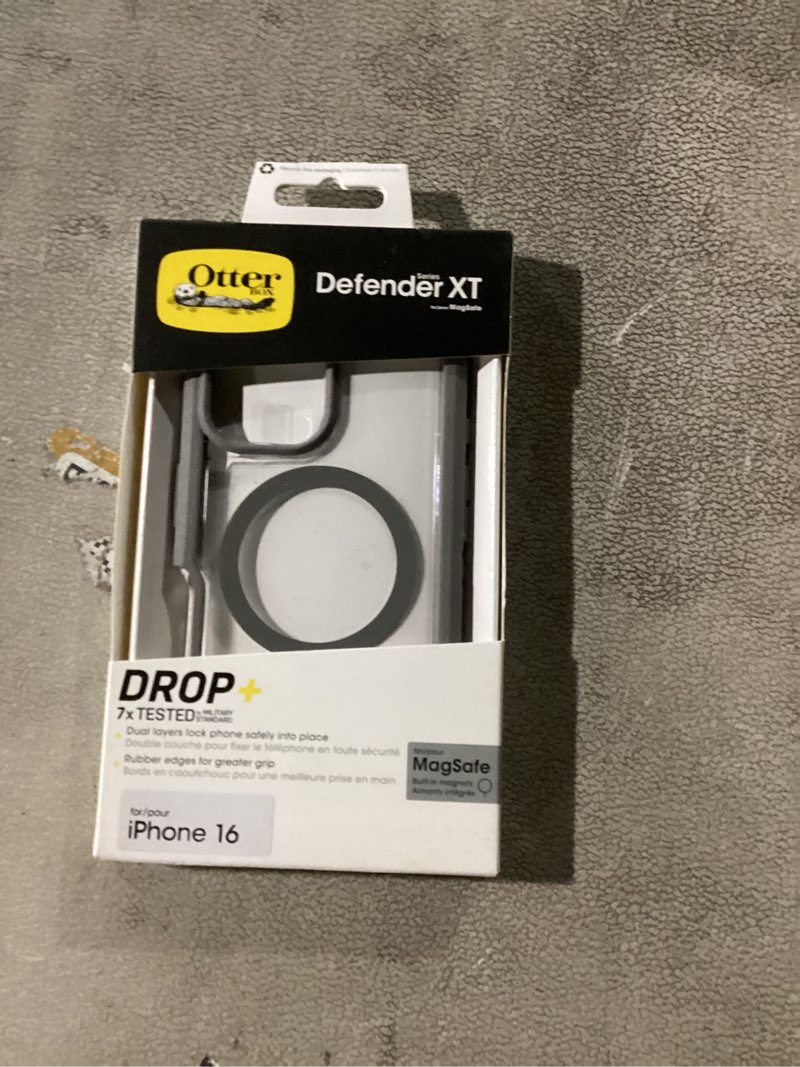 Condition photo showing Good Condition for OtterBox iPhone 16 Defender Series XT Clear Case - Snow Capped Clear