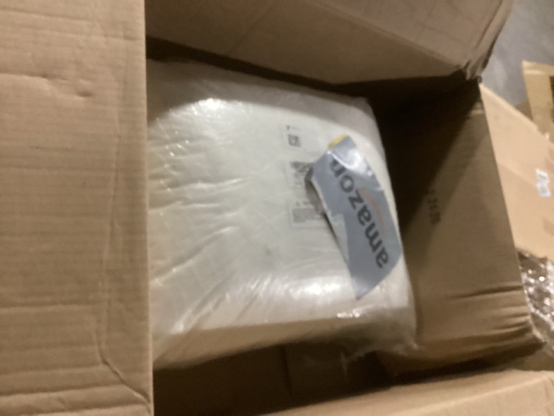 Condition photo showing As Is for 80oz soft polyfill stuffing, fluffy pillow stuffing filling for pillow, couch cushion, cloud project, stuffed animal, craft, machine washable polyester fiberfill for crochet, pet bed, plushies 5 pounds