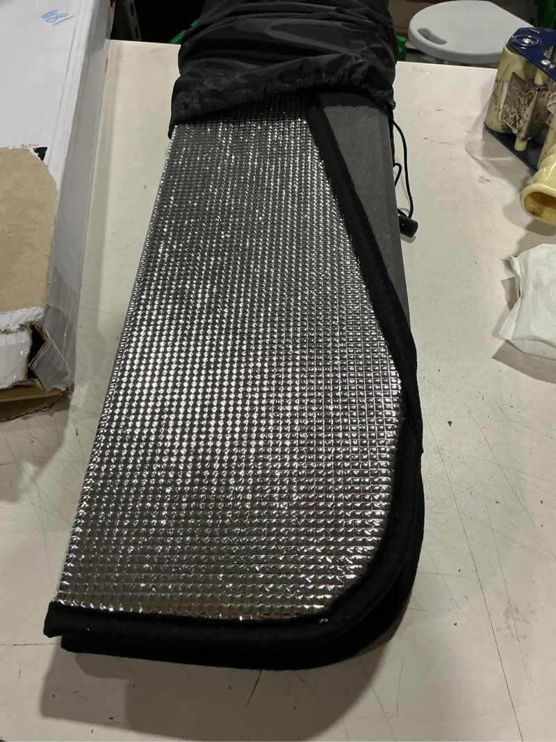 Condition photo showing Good Condition for autotech park foldable sunshade compatible with 2015-2019 subaru outback wagon, custom-fit windshield sun shade