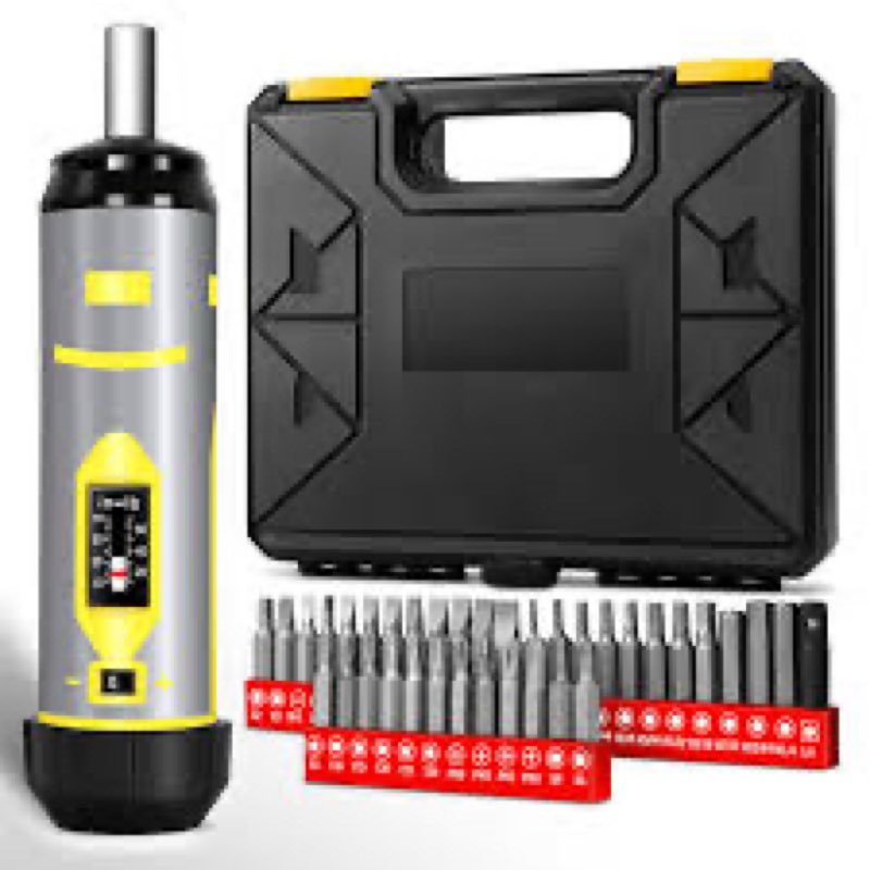 Bore Baby Torque Wrench with Screwdriver Bit Set 10-70 Inch Pounds, 36 S2 Bits - Hex,Torx, Flat,Phil