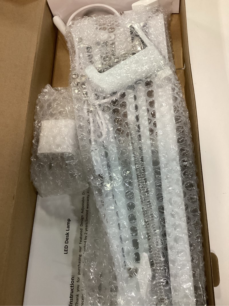 Condition photo showing Good Condition for LED Desk Lamp, Manicure Table Lamp, 16" Lamp Head, Dimmable Eye-Caring Drafting Light with 3 Color Modes, 10 Brightness Levels & Adapter, Memory Function(White)