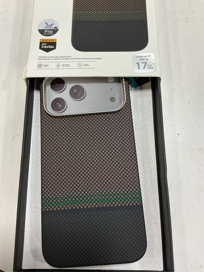 Condition photo showing Good Condition for benks prestige armorpro case for iphone 17 pro max with camera control button, [compatible with magsafe] full-body protective case made with dupont kevlar 1000d aramid fiber prestige armorpro iphone 17 pro max