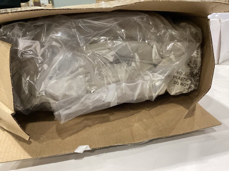 Condition photo showing New/Like New for bedsure queen comforter - comforters queen size for all season, ultra-soft down alternative & prewashed duvet insert with 4 tabs - machine washable, linen, 88x88 inches linen queen