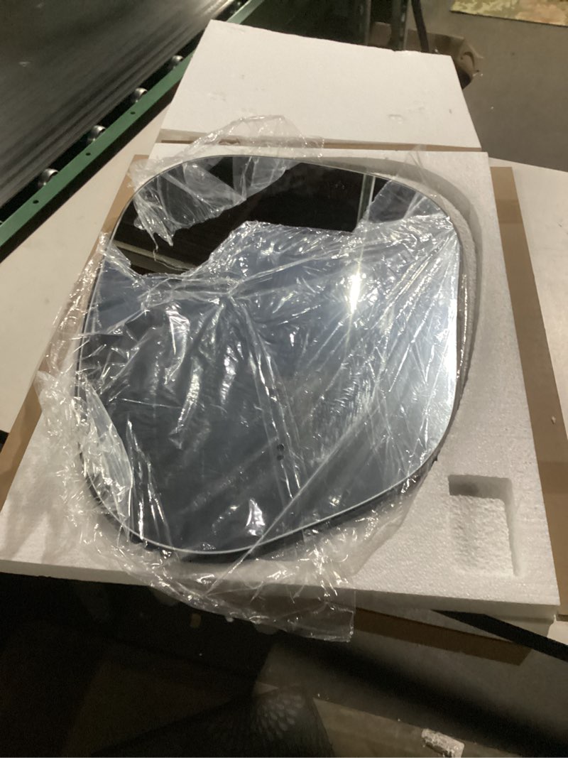 Condition photo showing Good Condition for PERFNIQUE Irregular Wall Mirror Asymmetrical Mirror, 27''x19'' Black Mirror for Bathroom Bedroom Living Room Entryway, Decorative Modern Wall Decor, Wall Mounted Mirror (Black, 27''x19'') Black 27"L x 19"W