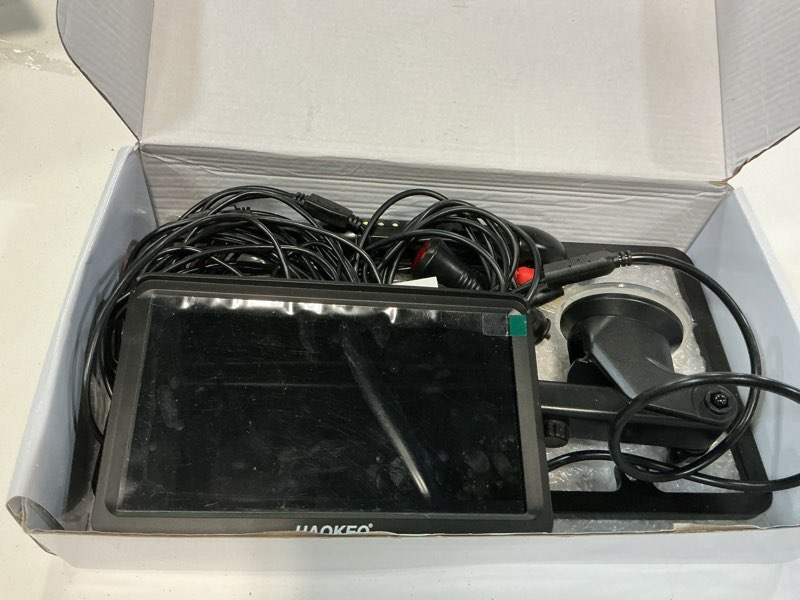 Condition photo showing Good Condition for Backup Camera for Car 7 Inch HD 1080P Monitor kit Front Rear View License Plate Backup Camera with Auto Color Image Night Vision, Waterproof DIY Grid Lines for Truck/RV/Tractor/Semi-Trailers/Pickup