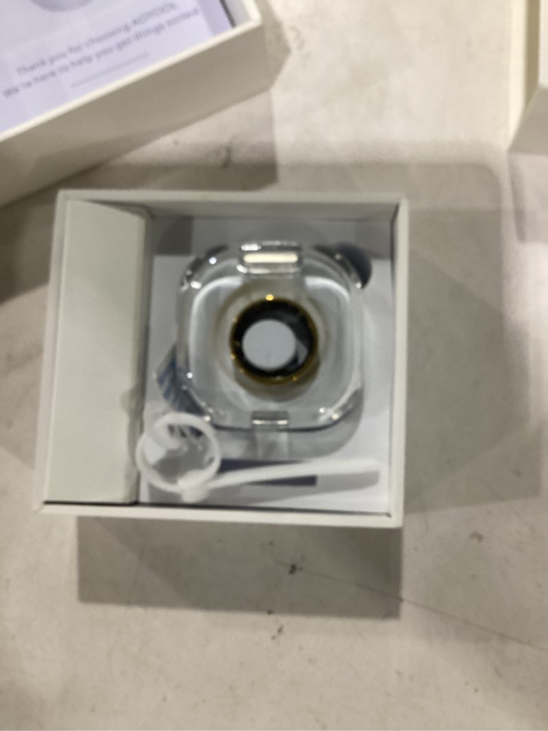 Condition photo showing Good Condition for smart ring health & fitness tracker for men & women, heart rate, spo?, sleep & activity monitoring, ip68 waterproof, long battery life, family care mode, no subscription fee (gold, 9) gold 9