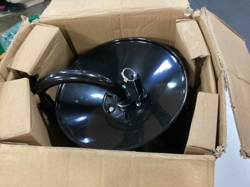 Condition photo showing Good Condition for MEKOH Pressure Washer Hose Reel 50ftx3/8” / 65ftx1/4”, 4000PSI Heavy Duty Power Washer Hose Reel with M22-14 Fitting, Hand Crank Metal Reel with Wall/Trailer/Van Mount, Manual Hose Reel for Water Shiny Black