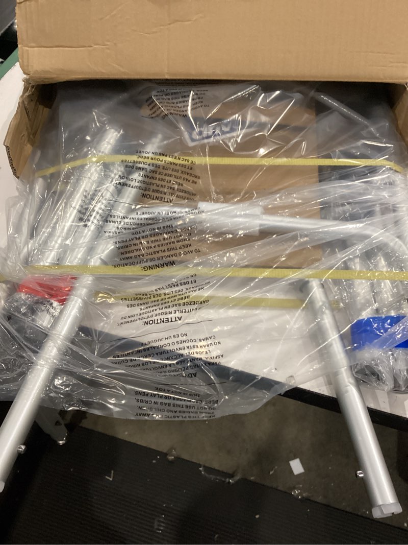 Condition photo showing Good Condition for drive medical two-button folding walker with wheels - lightweight rolling mobility support - adjustable height - dual push-button operation - 5 inch front wheels - durable aluminum - silver 2-button walker
