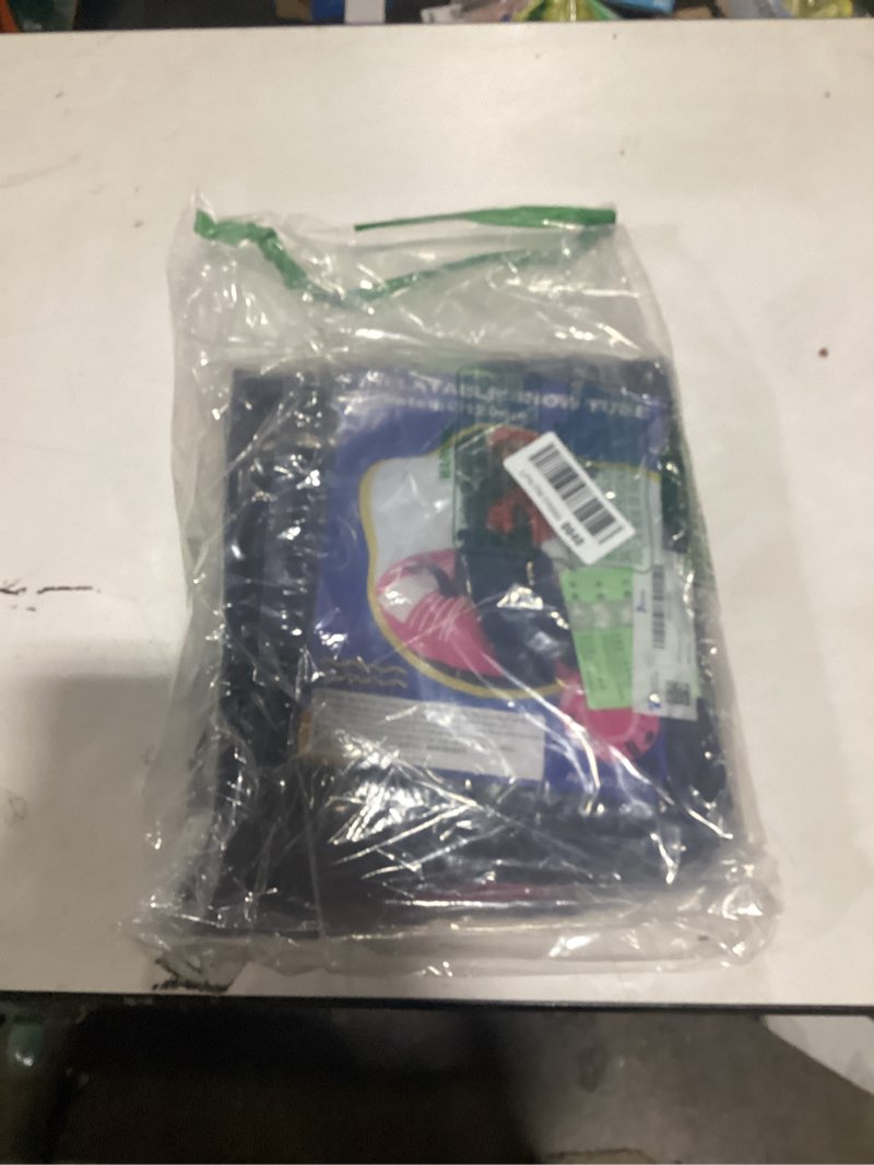 Condition photo showing New/Like New for Snow Tube for Adult and Kids,Infatable Heavy Duty Snow Sled with Canvas Cover, Padded Handles, Thickened Bottom,Winter Outdoor Toy Gift Red