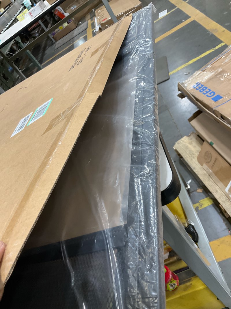 Condition photo showing Good Condition for Fire Beauty Fireplace Screen, Wrought Iron Mesh, Baby Safe Spark Guard Protector with 2-Doors Large Flat Guard Screens (37.8 x 30.7 Inch) 37.8x30.7inch